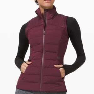 $148 Lululemon Down For It All Vest Cassis
